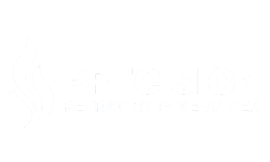 The logo for https://www.precisionrefractory.com/